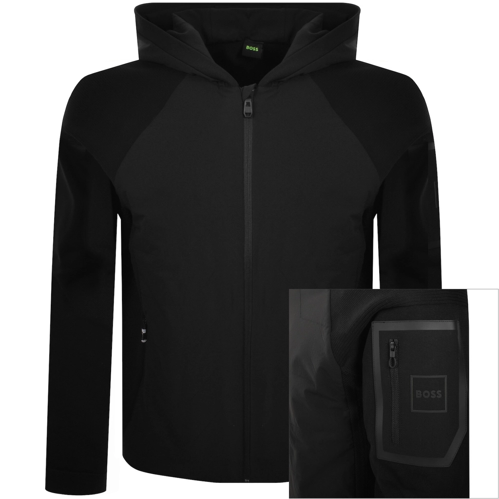 Boss Athleisure BOSS K Desert HY Full Zip Sweatshirt Black